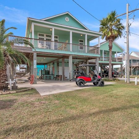 Steps To Beach Golf Cart About Time Beach Retreat Bolivar Peninsula Exterior photo