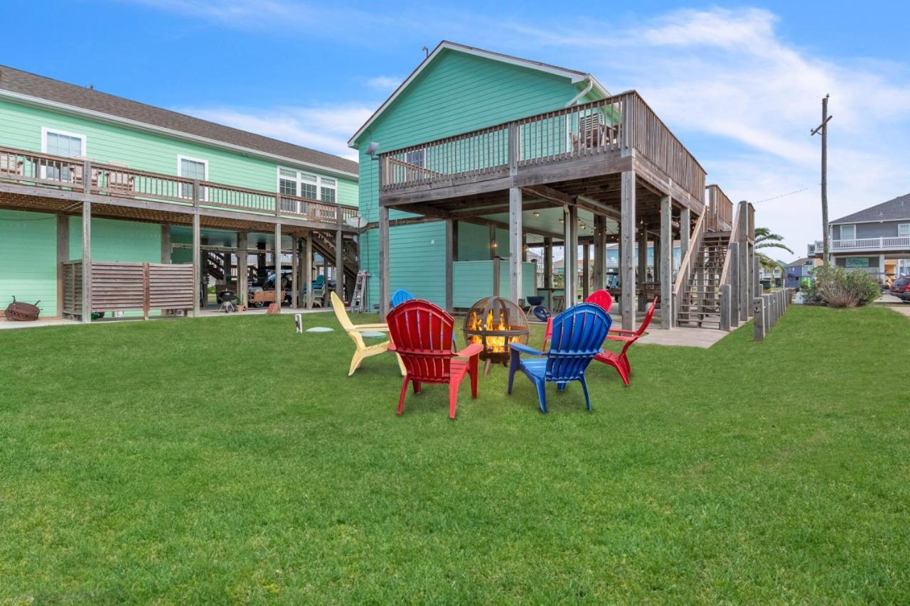 Steps To Beach Golf Cart About Time Beach Retreat Bolivar Peninsula Exterior photo