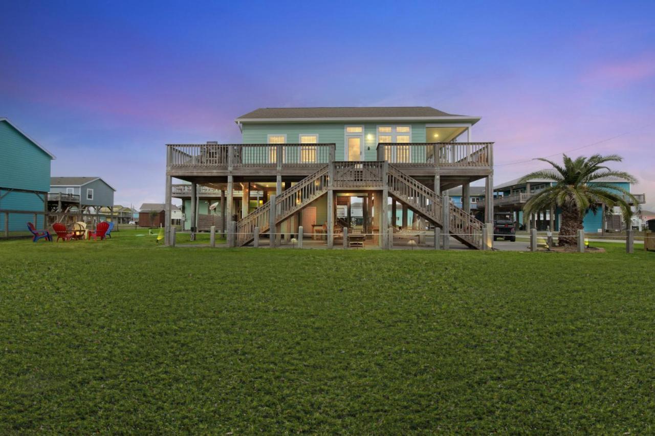 Steps To Beach Golf Cart About Time Beach Retreat Bolivar Peninsula Exterior photo