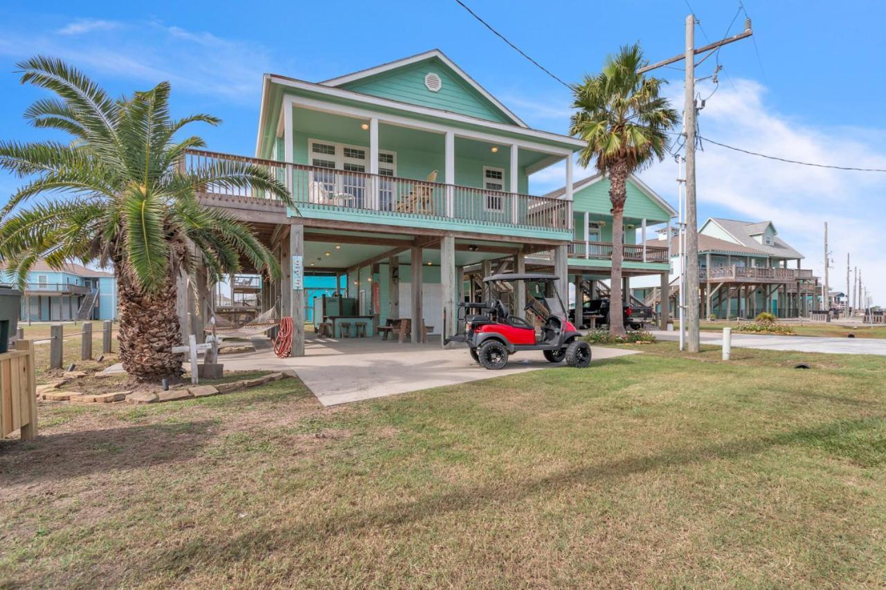 Steps To Beach Golf Cart About Time Beach Retreat Bolivar Peninsula Exterior photo